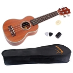 Ficha técnica e caractérísticas do produto 21 Mamamogno Soprano 4 Cordas Ukelele Guitarra Instrumentos Musicais Acústicos