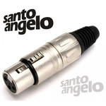 Ficha técnica e caractérísticas do produto 12 Plug Xlr (macho Ou Femea) Santo Angelo