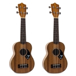 Ficha técnica e caractérísticas do produto 21 Polegadas 4 Cordas Ukulele Madeira Instrumento De Música Acústica Para Guitarra Pequena