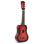 Ficha técnica e caractérísticas do produto 21 polegadas 6 cordas violão de madeira guitarra acústica ukulele instrumento brinquedos para crianças presente
