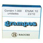 Ficha técnica e caractérísticas do produto 23/10 Galvanizado 1000 Grampos - Bacchi