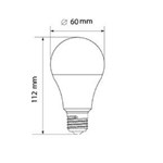Ficha técnica e caractérísticas do produto 10 Lâmpadas LED Galaxy Bulbo A60 E27 7W 3000K Amarela - Bivolt