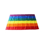 Ficha técnica e caractérísticas do produto 150 * 90cm Gay Lesbian Arco-¨ªris Bandeiras Banners parada paz