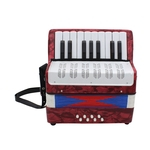 Ficha técnica e caractérísticas do produto 17 Key Professional Mini Acordeão Educacional Instrumento Musical para crianças Adulto Redbey