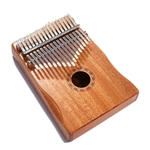 Ficha técnica e caractérísticas do produto 17 Principais Kalimba Mahogany Polegar Dedo Piano Sanza 17 teclas de madeira sólida Thumb Kalimba Mbira