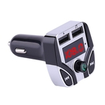 Ficha técnica e caractérísticas do produto 3.1A Vehicle MP3 Receiver Plug-in Card Multifunction FM Transmitter Vehicle accessories