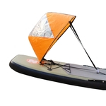 Ficha técnica e caractérísticas do produto LOS 42 polegadas dobrável Barco leve vento Sail Sup Paddle Board vela com Limpar janela de derivação Acessório