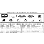 Ficha técnica e caractérísticas do produto 40012cb Kit Retificação Santa Cruz Sem Cabeçote Palio 1.0 96/... Ed/edx