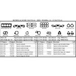 Ficha técnica e caractérísticas do produto 40211pak Kit Retificação Santa Cruz Com Cabeçote Tipo / Tempra 2.0 8 Val