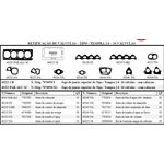 Ficha técnica e caractérísticas do produto 40212pak Kit Retificação Santa Cruz Com Cabeçote Tipo / Tempra 2.0 16val