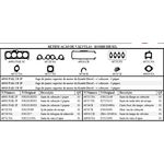 Ficha técnica e caractérísticas do produto 46910pak Kit Retificação Santa Cruz Com Cabeçote Kombi Diesel
