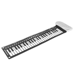 Ficha técnica e caractérísticas do produto 49 teclas Digital Keyboard Piano Piano M?o Roll Up eletr?nico Pad com alto-falantes