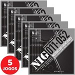 Ficha técnica e caractérísticas do produto 5 Encordoamento Nig P/ Guitarra 011 052 N61 Encapadas com Níquel