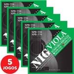5 Encordoamento Nig P/ Viola Caipira Cebolão Ré NPB570 Fósforo Bronze