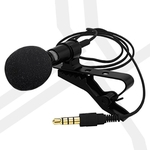 Ficha técnica e caractérísticas do produto 3,5 milímetros Clip On Mini lapela Microfone de Lapela Gostar