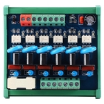 Ficha técnica e caractérísticas do produto 6 canais PLC DC Amplificador SCR retificador controlado de saída Power Board