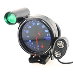 Ficha técnica e caractérísticas do produto 3,75 polegadas 12V Car tacômetro Medidor Kit 11000 RPM LED azul com Shift Light