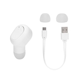 Ficha técnica e caractérísticas do produto 8,5 horas de música / 10 horas de chamada única Bluetooth Earbud Pesado Baixo Auricular Bluetooth - Branco