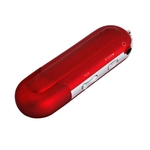 Ficha técnica e caractérísticas do produto 8GB Red bonito Mini MP3 USB Music Player 2.0 Flash Drive LCD w / Gravador de Voz Rádio FM