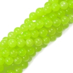 Ficha técnica e caractérísticas do produto 8mm Neon Yellow Lemon Candy Jade Rodada Gemstone Loose Beads Strand 15 Inch