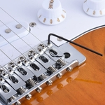 Ficha técnica e caractérísticas do produto 9pcs Bass Guitar Neck Ponte Parafuso Truss Rod Adjustment