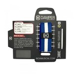 Abafador de Cordas em Tecido Ibox DKMD09 Damper Confort MD BL/WH - AC1914