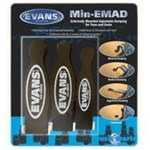 Ficha técnica e caractérísticas do produto Abafador Externo para Tambores Evans Min-EMAD Pacote com 06 Unidades