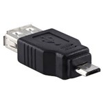 Ficha técnica e caractérísticas do produto Adaptador/adaptador USB USB 2.0 Macho para Micro B Fêmea