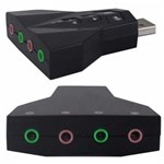 Ficha técnica e caractérísticas do produto Adaptador de Som 7.1 USB - S / M