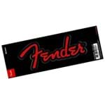Ficha técnica e caractérísticas do produto Adesivo Brilhante Logo Vermelha - Fender