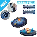 Ficha técnica e caractérísticas do produto Adulto Crian?as enigma Holiday Gift Toy Puzzle 146PCS 1,6 mil¨ªmetros enigma Padr?o Planeta