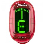 Ficha técnica e caractérísticas do produto Afinador Cromático California Series FT-1620 Vermelho - Fender