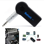 Ficha técnica e caractérísticas do produto Adaptador Bluetooth sem fios 3,5 milímetros Aux áudio Receptor de música Stereo Car Mic Movtalk device