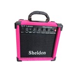 Ficha técnica e caractérísticas do produto Amplificador Caixa Cubo Guitarra Sheldon Gt1200 15w Rosa