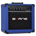 Amplificador Cubo Guitarra Borne G30 Azul C/ Distorção