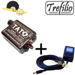 Amplificador de Fone (TATO) + Fonte bivolt 9VDC(1unid. CADA)