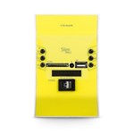 Ficha técnica e caractérísticas do produto Amplificador de Parede Amarelo Slim Wall - Frahm
