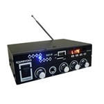 Ficha técnica e caractérísticas do produto Amplificador de Potência SoundVoice RC-01-BT - Bluetooth/USB/FM com Entrada Microfone 60W