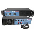 Ficha técnica e caractérísticas do produto Amplificador de Potência SPPA5000 2 Canais 2500W 4/8 Ohms SomPlus