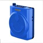 Ficha técnica e caractérísticas do produto Amplificador de Voz Mk-502 - Microfone de Lapela/Usb/Fm/Mini Sd/Aux Azul