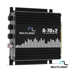 Ficha técnica e caractérísticas do produto Amplificador Digital Multilaser 2 X 70 W AU902