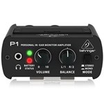 Ficha técnica e caractérísticas do produto Amplificador Fone Monitor Ponto Behringer Powerplay P1