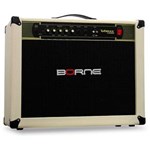 Amplificador para Guitarra Borne Vorax 1050 Creme - Combo 50W 2ch 1x10" com Fonte - Bivolt
