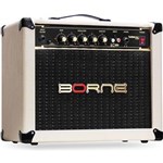 Ficha técnica e caractérísticas do produto Amplificador para Guitarra Borne Vorax 630 Creme - Combo 25W 2ch 1x6,5W - Bivolt