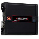 Ficha técnica e caractérísticas do produto Amplificador Soudigital SD1600.1D Black 2090W Rms 2 Ohms