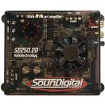 Ficha técnica e caractérísticas do produto Amplificador Soundigital Sd250.2d 2x125w Rms 2ohms