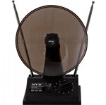Ficha técnica e caractérísticas do produto Antena Digital HDTV/UHF/VHF/FM Interna UVFI-101 Preta HYX
