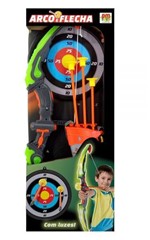Ficha técnica e caractérísticas do produto Arco e Flecha com Luz - Dm Toys