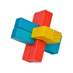 Ficha técnica e caractérísticas do produto Assembléia 6 Canal colorido Beech Luban bloqueio Estudante adulto Toy enigma