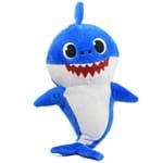 Ficha técnica e caractérísticas do produto Baby Shark Pelúcia Musical Azul 28 Cm